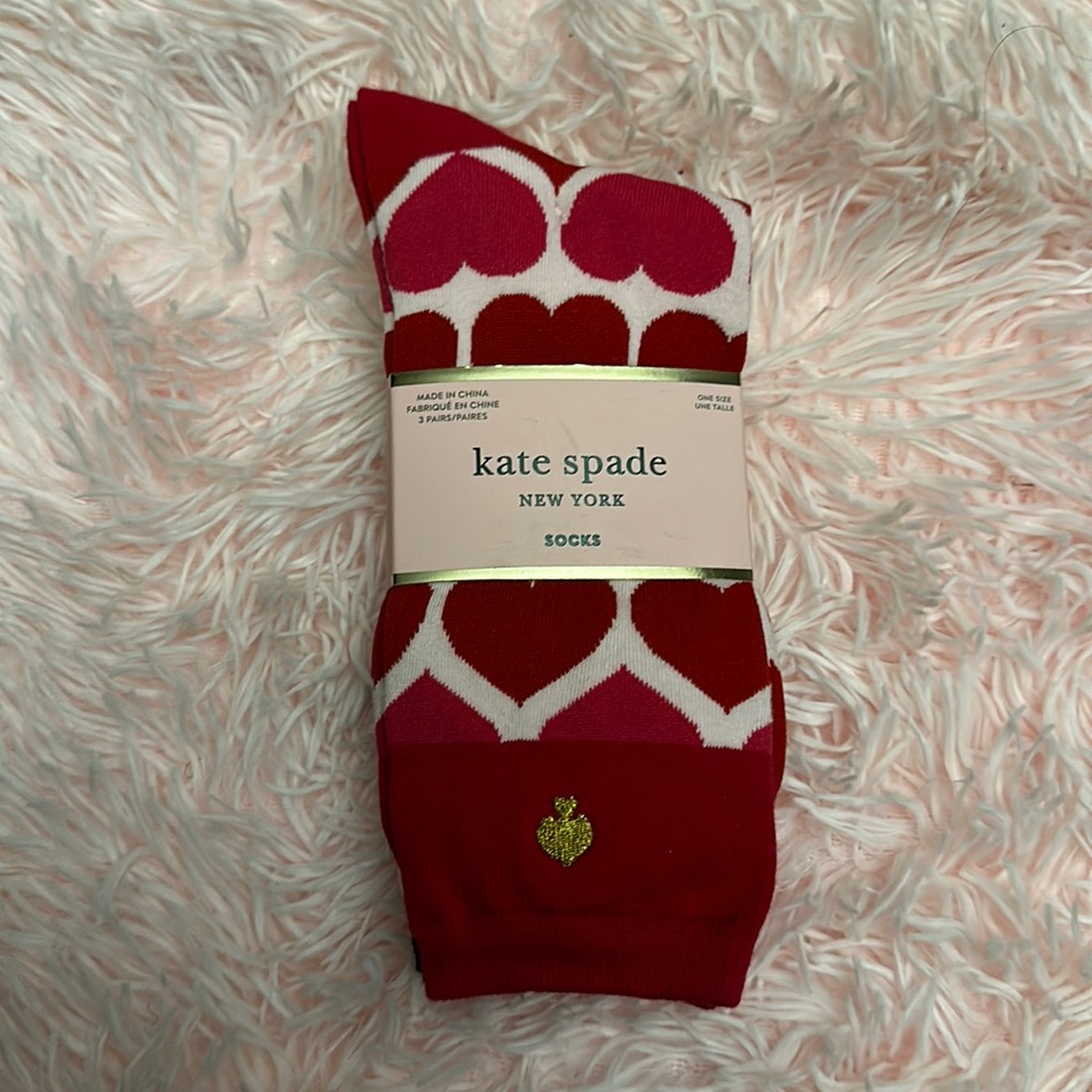 Valentines Kate spade socks